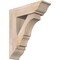Ekena Millwork Balboa Traditional Smooth Bracket w/ Offset Brace, Douglas Fir, 7 1/2"W x 24"D x 28"H BKT0806X24X28BOA01SDF - alternate 1